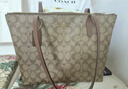 蔻馳（COACH）【品牌直供】女士中號托特包單肩手提包4455IME74 曬單實(shí)拍圖