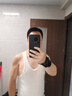 浪莎男士背心純棉打底衫夏季薄款100%棉運(yùn)動(dòng)無袖汗衫圓領(lǐng)白色跨欄背心 曬單實(shí)拍圖