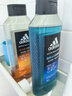 阿迪達(dá)斯 （adidas）男士沐浴露洗發(fā)水洗面奶三效合一套裝 征服600ml+熱情600ml 曬單實(shí)拍圖