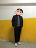 稻草人棉服男秋冬季新款男士外套棉衣2024新款常規(guī)保暖男裝冬裝外套男款 黑色 L 【建議100-115斤】 曬單實拍圖