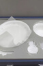 富玉 餐具套裝純白玲瓏20頭碗家用新款碗碟家用景德鎮(zhèn)陶瓷飯碗組合 純白玲瓏花語 20頭 曬單實拍圖