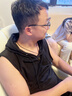 儒系天然水晶平安扣吊墜五行補土檸檬黃黃色水晶飾品掛件項鏈男女 黃水晶平安扣吊墜 曬單實拍圖