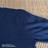 U.S. POLO ASSN.保羅加絨毛衣男加厚圓領(lǐng)針織衫冬款中青年保暖打底衫男裝上衣 藍(lán)色 M 曬單實(shí)拍圖