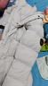 君羽羽絨服【清倉】男女長款鵝絨服800蓬白鵝絨加厚時尚保暖G52195 霜灰色-男女同款 XL 推薦女140-150斤/男150-170斤 曬單實(shí)拍圖