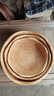 維諾亞越南手工藤編水果盤(pán)客廳果盆竹編面包籃北歐ins風(fēng)藤編藍子收納筐 波浪果籃小號22*7cm+吸油紙. 曬單實(shí)拍圖