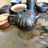 欽州坭興陶茶壺禪荷西施壺廣西手工雕刻大容量功夫茶具家用單壺 禪荷西施 250ml 曬單實(shí)拍圖