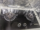 博世（BOSCH）嵌入式天然氣燃?xì)庠?家用雙灶5.2kW大火力猛火灶具 意外熄火保護(hù) 黑晶面板 PJD82F31MP 曬單實(shí)拍圖