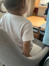 貝肽斯兒童睡衣套裝2025新款夏季男童女童短袖純棉家居服涼感透氣 曬單實拍圖