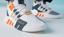 adidas EQT BASK ADV休閑復古籃球運動(dòng)鞋男女阿迪達斯官方三葉草 白色/橙色 44 曬單實(shí)拍圖
