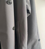 無印良品（MUJI）女式 不易沾水 雙排扣大衣外套女款風(fēng)衣春季外衣女裝女士BDE33C4S 煙熏綠色 XL （165/92A） 曬單實(shí)拍圖