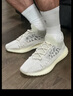 阿迪達(dá)斯男女YEEZY 350 V2 白玉石椰子夏日透氣休閑鞋H06519 41 曬單實(shí)拍圖