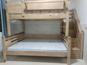全友家居兒童床實(shí)木上下床上下鋪高低雙層床小戶(hù)型男孩女孩床 曬單實(shí)拍圖