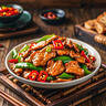 龍大肉食 山東發(fā)貨 帶皮后腿肉片凈重4斤 免處理燒烤食材 豬肉片 源頭直發(fā) 曬單實(shí)拍圖