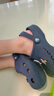 卡駱馳（CROCS）貝雅兒童洞洞鞋男女童戶(hù)外包頭沙灘鞋拖鞋/207013/207012 深藍色-410 30 (180mm) 曬單實(shí)拍圖