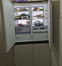 美的（Midea）餐邊柜427升45cm十字四開門超薄零嵌入PST+急速凈味一級雙變頻三循環(huán)風(fēng)冷無霜玻璃面板家用電冰箱 BCD-427WUSGPZM月光米 曬單實拍圖