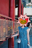 UR2025夏季新款女裝復(fù)古牛仔荷葉邊牛仔連衣裙UWG850114 藍(lán)色 XL 曬單實(shí)拍圖
