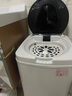 志高（CHIGO）脫水機甩干機小型迷你家用甩干桶出租房宿舍大容量單杠脫水桶烘干一體 9.8KG【升級+不銹鋼加厚內筒】 曬單實(shí)拍圖