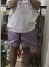 史努比童裝女童夏裝套裝2025兒童洋氣花苞腰短褲女孩純棉款夏裝休閑衣服 曬單實(shí)拍圖