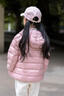 巴拉巴拉童裝兒童羽絨服秋冬裝男女童寶寶短款輕薄外套上衣親子裝純色衣服 糯米粉-連帽-白鴨絨 清潔度1000+ 120 （充絨量42g） 曬單實(shí)拍圖