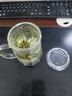 雅集筑茗杯泡茶杯茶水分離加厚過濾玻璃杯辦公茶道喝茶杯男女士個人杯 曬單實拍圖