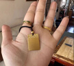 可穎黃金吊墜平安無(wú)事牌男女款999足金包銀安康祥云款24K金不掉色吊墜 平安無(wú)事牌總重約30克-金約1.5克 曬單實(shí)拍圖