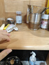 林氏家居實(shí)木餐邊柜全實(shí)木餐邊柜胡桃木色一體靠墻柜子斗柜客廳儲(chǔ)物柜PK1T 曬單實(shí)拍圖