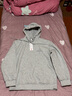 名創(chuàng)優(yōu)品（MINISO）連帽衛(wèi)衣男重磅寬松春秋季休閑高級感青少年潮流外套 麻灰 XL 曬單實拍圖