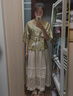 七月夕原創(chuàng)漢服 清野絮 改良中式圓領(lǐng)對襟短衫百搭白色半身裙女春 短衫+美人面半身裙 現(xiàn)貨 M 曬單實拍圖