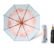 蕉下（beneunder）防紫外線遮陽傘三折雙層黑膠晴雨傘防曬傘BM664花椿 曬單實拍圖