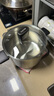 蘇泊爾（SUPOR）湯鍋316L食品級不銹鋼健康無涂層寶寶輔食大容量一鍋多用磁爐通用 丨3-6人適用丨雙側(cè)瀝水 22cm 6L 曬單實拍圖