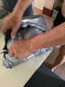 漁之源路亞下水褲涉水褲全身防水魚褲雨褲下半身男趕海服連體褲全身加厚 塔絲隆藍(lán)色【加高款】運(yùn)動網(wǎng)里 C 41 曬單實(shí)拍圖