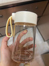 富光清然玻璃杯 高硼硅玻璃水杯子 女生便攜牛奶咖啡刻度茶杯330ml 曬單實(shí)拍圖