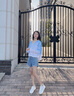 MARY JSTNI透氣小白鞋女鞋2025夏季新款內(nèi)增高百搭薄款休閑厚底皮面夏季板鞋 A39【白拼杏-四季皮面款】 36 曬單實(shí)拍圖