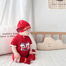 DUTRIEUX周歲禮服男寶寶百天衣服抓周宴夏季新生兒滿月百日國風(fēng)漢服套裝 短袖分體套裝【狀元帽+福襪】 80 cm 曬單實(shí)拍圖