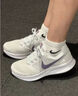 NIKE耐克運(yùn)動女鞋新款潮流TANJUN緩震舒適休閑鞋網(wǎng)面訓(xùn)練跑步鞋DR2698 DR2698-010/白紫色 36 曬單實(shí)拍圖