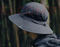 戰(zhàn)術(shù)鳥(輕薄透氣)大頭圍夏季戶外漁夫帽男徒步登山防曬帽子女薄遮陽釣魚 曬單實拍圖