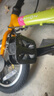 大行（DAHON）兒童越齡童車(chē)14英寸鋁合金男女學(xué)生小輪折疊自行車(chē)KAA411 清新橙綠【快拆式輔助輪】 曬單實(shí)拍圖