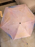 蕉下（beneunder）防紫外線五折口袋黑膠晴雨傘防曬傘BM665 葉舞 曬單實(shí)拍圖