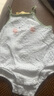 優(yōu)奇嬰兒吊帶包屁衣夏季薄款女寶寶夏天衣服背心三角哈衣女孩夏裝 曬單實(shí)拍圖