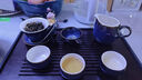 蘇氏陶瓷（SUSHI CERAMICS）功夫茶具套裝實木手柄雙側(cè)把茶壺日式竹面儲水式茶盤茶托禮盒裝 曬單實拍圖