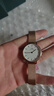 丹尼爾惠靈頓（DanielWellington）dw手表女 簡約時(shí)尚歐美腕表石英女士手表 七夕禮物送女友 28mm女表-白盤玫瑰金鋼帶/DW219 曬單實(shí)拍圖