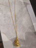 周大福經典傳承葫蘆吊墜足金黃金項鏈生日禮物F235846七夕節(jié)禮物 40cm 約15.41g計價(工費1580) 曬單實拍圖