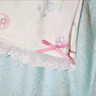 果殼（Gukoo）睡衣女夏季HelloKitty冰絲甜美蕾絲花邊女家居服套裝 魚肚白  M  曬單實拍圖