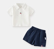 凡獵男童夏裝套裝2025新款洋氣時髦寶寶衣服兒童運動風(fēng)polo兩件套夏季 曬單實拍圖