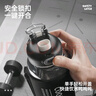 炊大皇玻璃杯大容量運動茶水分離耐高溫玻璃水壺水杯黑色1500ml 曬單實拍圖