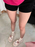 JIOESC牛仔短褲超短褲新款夏包臀高腰顯瘦彈力熱褲百搭辣妹休閑外穿褲子 黑色 M 曬單實(shí)拍圖