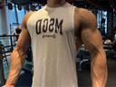 Monster Guardians健身背心男 夏季吸濕排汗親膚薄款奧賽聯(lián)名寬松訓練無(wú)袖工字背心 White 白色 少量現貨 XL 曬單實(shí)拍圖