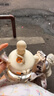 布比熊 BUBBLE BEAR兒童牛奶杯1-6歲寶寶奶瓶直飲吸管水杯便攜防摔防漏喝水杯 米白色330ML 送背帶+吸管X2 曬單實拍圖