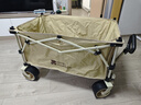 牧高笛（MOBIGARDEN）營地車 戶外露營四向?qū)捿喛蓜x車大容量推車 NX23689007 和風(fēng)沙 曬單實拍圖