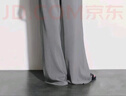 Gap女裝夏季褶皺肌理感闊腿長(cháng)褲百搭寬松休閑褲465847 灰色 165/66A(M) 亞洲尺碼 曬單實(shí)拍圖